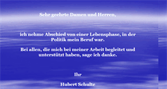 Desktop Screenshot of hubert-schulte.de